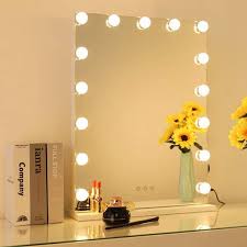 yansun 5 91 ft 10 light vanity lights for mirror white indoor led string light usb outlet hollywood style