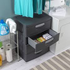 sterilite 4 drawer unit plastic garage