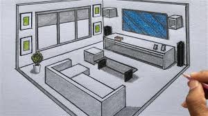 25 easy room drawing ideas how to
