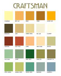 craftsman style interior colors hand