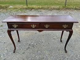 vintage solid cherry queen anne style