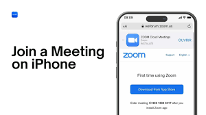 how to join a zoom meeting from iphone