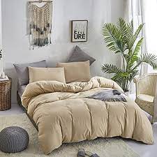 Queen Khaki Bedding Comforter Set