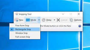 use snipping tool to capture screenshots