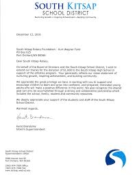 Wags Program Thank You Letter Rotary Club Of South Kitsap