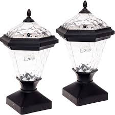 the best solar post cap lights to