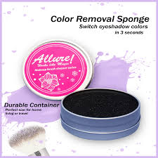 allure dry makeup brush color removal