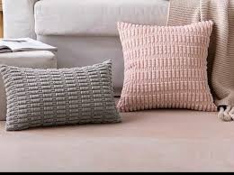 bella dusty pink cushion cover mat
