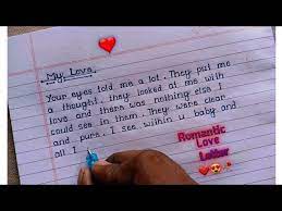romantic love letter for friend