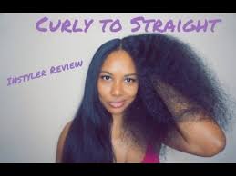 I loved that brush, but it never got the ends of my hair. Curly To Straight L Instyler Max On Natural Hair Youtube