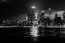 black and white cityscape 1080p 2k 4k