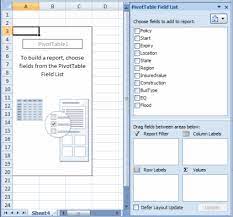 how to create a pivot table in excel 2010