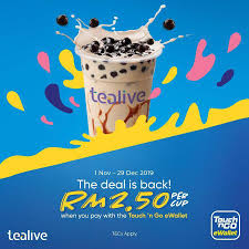 Get free tealive promotion tng now and use tealive promotion tng immediately to get % off or $ off or free shipping. Free Rm6 Touch N Go Ewallet For First Time User Only Tickets Vouchers Gift Cards Vouchers On Carousell