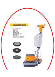 floor scrubber and polisher
