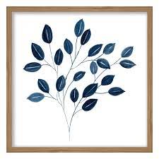 Blue Botanical Print Wall Art