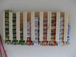 canned food storage rack