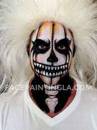halloween face painting and body paint