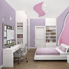 pink drywall with simple false ceiling