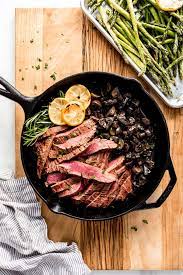 Flank Steak With Mushrooms And Onions gambar png