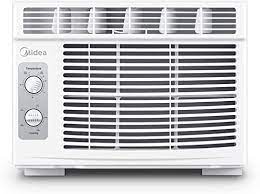 Rovsun 5000 btu window air conditioner, energy saving ac unit with mechanical controls, ideal for rooms up to 150 square feet, 110v/60hz, white 4.5 out of 5 stars 135 $168.99 $ 168. Amazon Com Midea 5 000 Btu Easycool Window Air Conditioner And Fan Cools Up To 150 Square Feet With Easy To Use Mechanical Controls And A Reusable Filter 5000 White Home Kitchen
