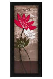 Indianara 3 PC Set of Floral Paintings Without Glass (Free shipping world)  