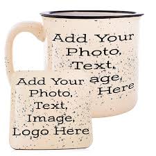 Customizable Coffee Mug With Your Custom Photo And Text Personalized 16oz Camp Mug Create Your Own Design With Picture