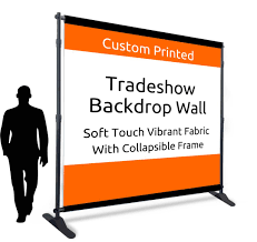 tradeshow backdrop booth wall with
