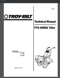 Troy Bilt Big Red Horse Pto Technical