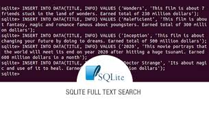 sqlite full text search