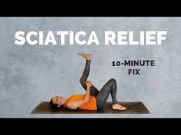 yoga for sciatica pain relief 10 min