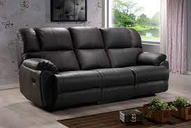 kingston full thick leather recliner
