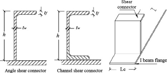 channel and angle shear connectors