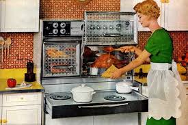 pull out electric stoves & glass oven