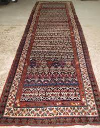antique kurdish runner with all over
