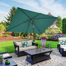 10 Rectangular Patio Umbrella With