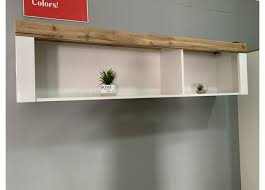 Parkville White Wall Shelf With 2