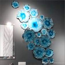 Wall Art Decor Blown Glass Wall Plates