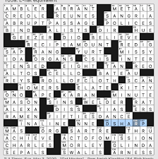 B oth r (brother) all submitted crossword dates. Sunday May 3 2020 Diary Of A Crossword Fiend