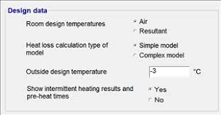 heat loss simple v complex model