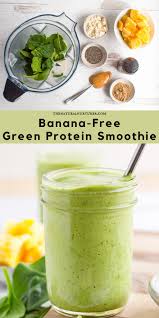 green protein smoothie no banana