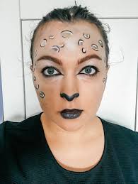 feline fierce snow leopard makeup with