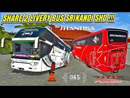Srikandi shd (super high decker). Livery Bus Srikandi Shd Pariwisata Livery Bus