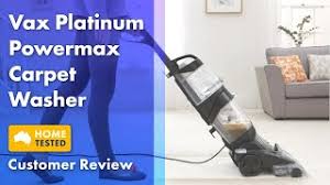 vax platinum powermax carpet washer