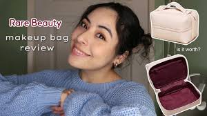 rare beauty makeup bag review you