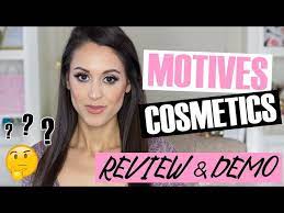 motives cosmetics review demo you