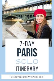 paris itinerary as a solo traveler