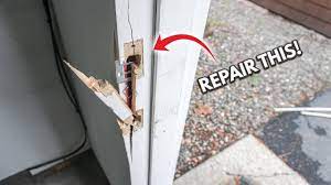 replace and repair broken door jamb