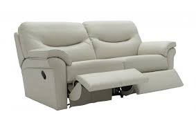 three seater double power recliner sofa