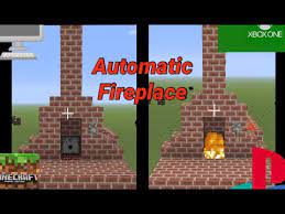 Minecraft Automatic Fireplace