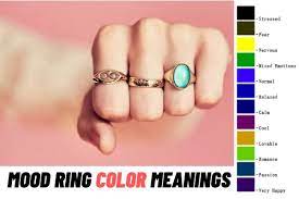mood ring color meanings chart